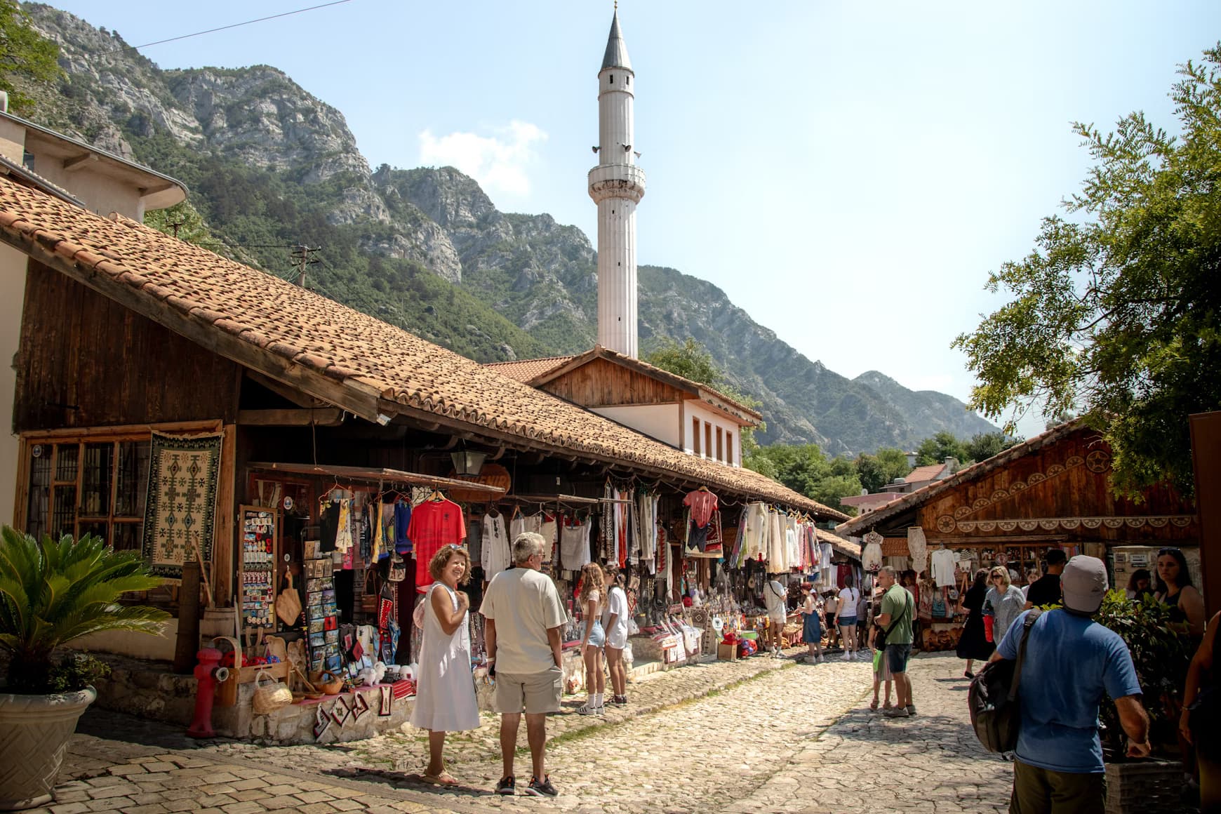 Château de Krujë sur les hauteurs