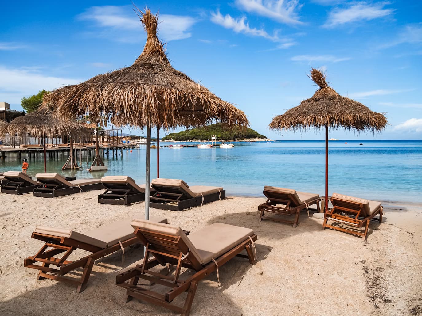 Plage turquoise de Ksamil