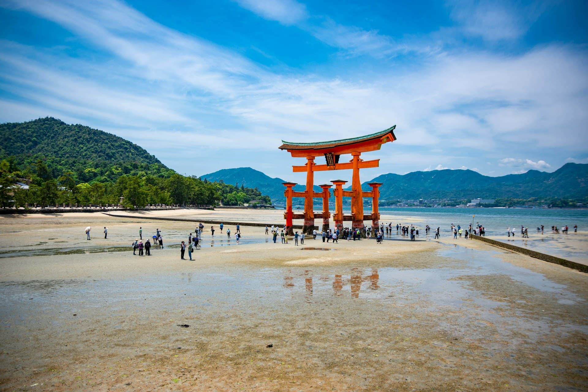 photo d'illustration du torii flottant de Miyajima