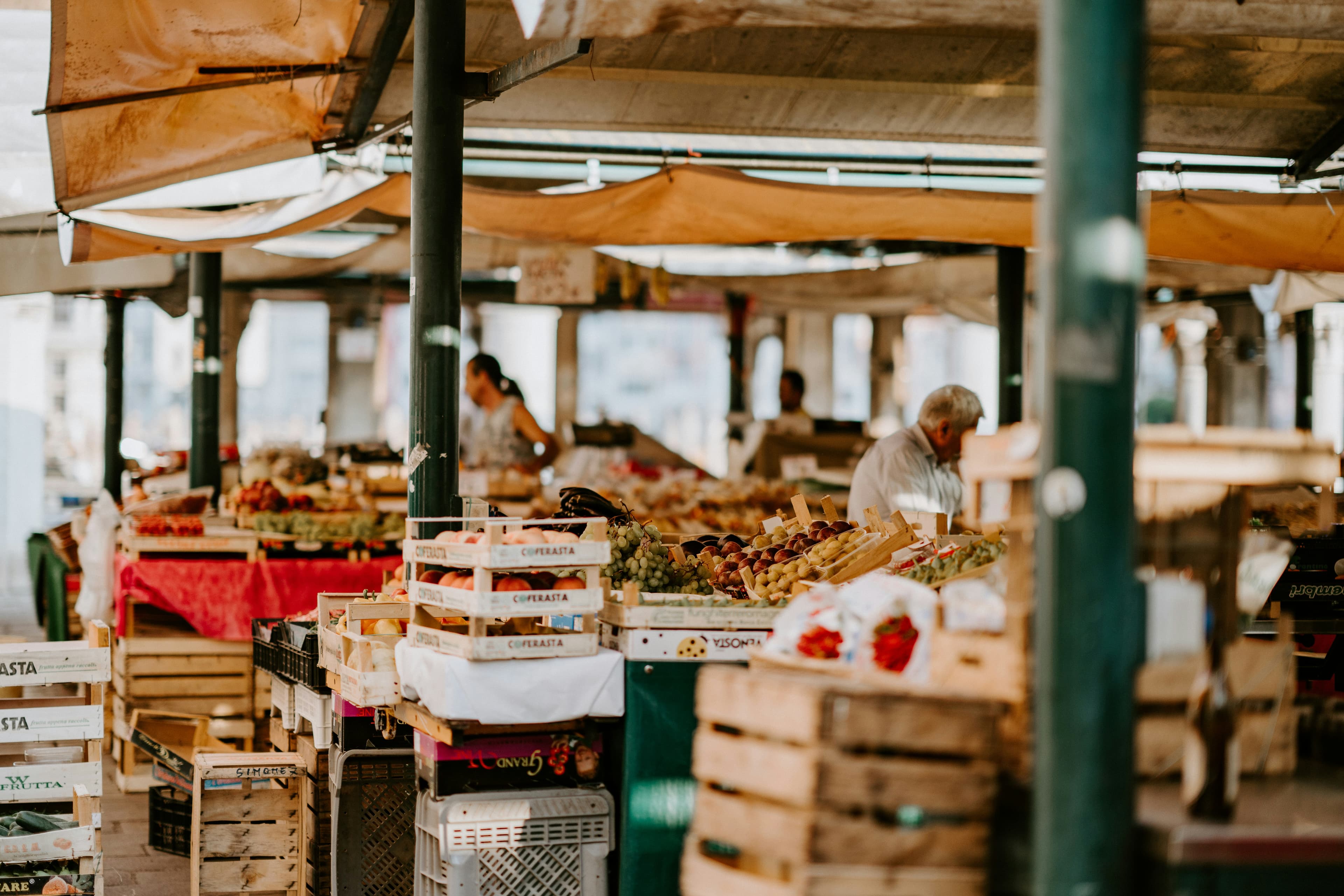Marché provençal coloré